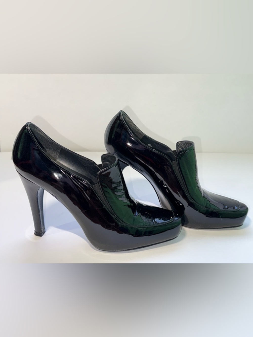 Stuart Weitzman Black Patent Leather Platform Stiletto Pumps – Size 8.5